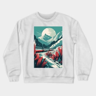 Beauty of Railway Crewneck Sweatshirt